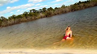 MeetMadden BTS Red Swimsuit LEWD