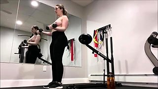 Brielle Day - Caught On Camera - Naked Gym Fun