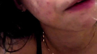 POV Facial, an Old and Perverted Stepfather and His Stepdaughter