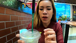 Sexy euro public amateur masturbates outdoors in hd