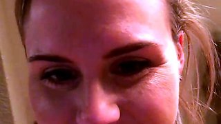 Amateur Teen with Huge Dildo Masturbating on Webcam