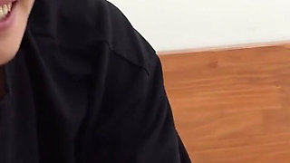 Sexy Cleaner Ignores the House and Focuses on Seducing Him