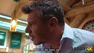 Daddy Fucks Son's GF Risky Outdoor Sex HD