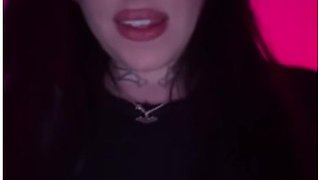 British Goth With Huge Ass Joi