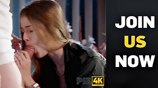 SHAME4K. He heard something from her pussy and couldnt resist