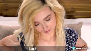 Lexi looks innocent, but she's a dirty teenager with pierced nipples and she's obsessed with cock.