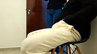 Victor SweetCoupleStories Fingers in Panties During Office Kiss