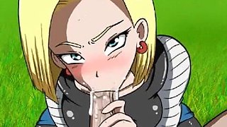 Dragon Ball - Android 18 - POV Blowjob Part12