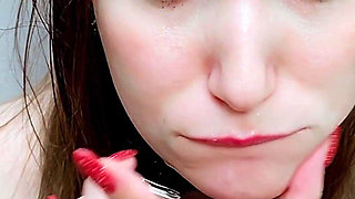 Facial Cumshot Compilation - Massive Loads on My Face & Tongue! - Full Video