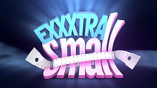 Tiny Teen sucks off a meaty penis white dude