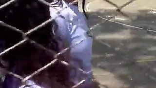 My Rebellious Friend Gets Me to Escape From Class, and We Have Fun Playing Scissors.