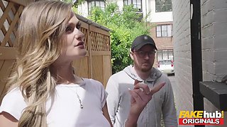 FAKE REMOVALS Fun with the Tossers gang as MILF and teen get fucked by FAKEHUB Originals: Porn