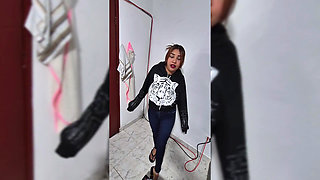 I Teach the Cleaning Lady How to Ride a Motorcycle and She Gives Me Her Big Ass