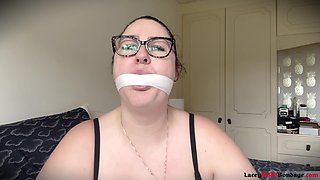 Lacey - Self Gag Fun and Orgasms After Gym Part 1