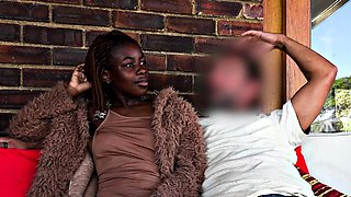 EBONY neighbor ended up taking my cock