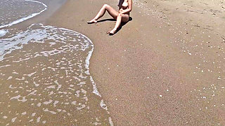 A Completely Naked Stranger Is Masturbating in View and I Am Helping Him