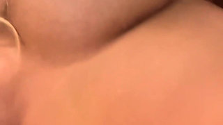 18 Year Old Italian Webcam Star Blonde Does Footjob with Long Socks on a Giant Black Dildo