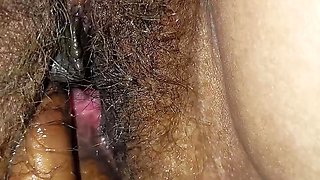 Secret Hairy pussy massage by my dever