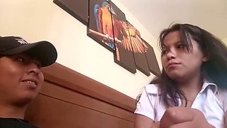 Secretary Gets Her Daily Milk Creampie From Delivery Man - Rough Doggystyle & Anal