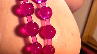 Cute BBW Obsessed with Anal Beads