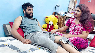 Step Sister Doing Penis Massage with Aloevera Gel