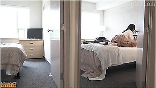Fuck My Roommates Boyfriend When Shes Taking A Shower At College Residence