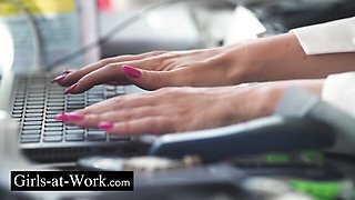 Girls At Work featuring Leanne Lace's hd smut