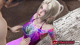 3D Hentai: Okawa, the Sexy Anime Girl - Big Tits Massage, Dildo Stimulation, and Sitting Pussy Licking Squirt Orgasm