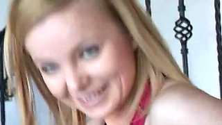 Submissive chick let me to check out her cunt: Amateur, Babe  Blonde Porn