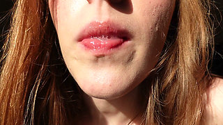 My Lips and Tongue Closeup
