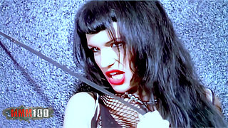 Nina Roberts: Sexy Pornstar Making a Sado Strip