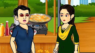 Indian village girl Meera gets hardcore anal sex with samosa seller Ayan in forest