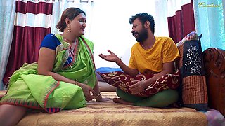 Hot Big Boobs Desi Look Indian Bhabhi Seduces Devar