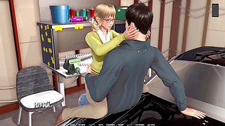 Asian whore, small tits girl, slutty blonde