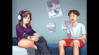 Cartoon porn games, summertime saga, cartoon sex