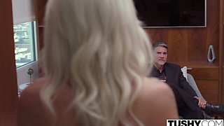 TUSHY Smallish Elsa Fulfills Her Ass-fuck 3 way Desire - Elsa Jean