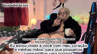 Naked Fur Coat Chain-smoking Goddess Parliament Night 100, Cohiba Short & Lesbian Club Story in Michael Kors Heels