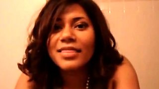 Gorgeous Latina Strips on Webcam