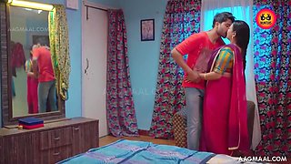 Indian hot appetizing MILF porn video