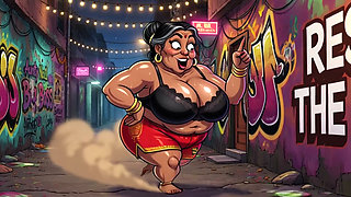 Curvy Big Tits Indian Animation