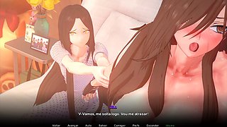 Twisted world, pussy rubbing cock, manga porn