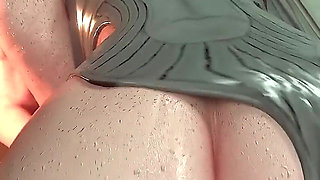 Jubilee Rule34 - Big Ass Doggystyle in Hot Swimsuit Animation