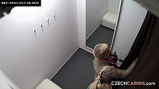 Czech Cabins 30: MILF with Big Tits Puts on a Wild Strip Show - We Got It All