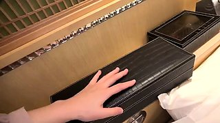 Slut gives wam deep throat pov blowjob and handjob