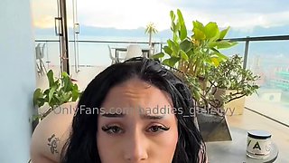 Auhneesh Nicole POV Balcony Sex