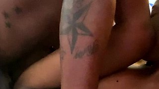 Amateur stepteen and stepmom get cumshot