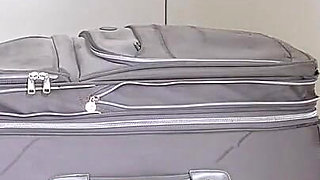 Black Ass Slave Serves Her Sadistic Dom Inside His Suitcase