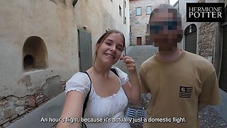 Doggy, Cowgirl, Missionary, Facial - He fucks me in Milan, Italy - VLOG