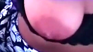Horny Brunette MILF Fingers Dripping Pussy in Backseat Adventure