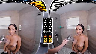 VIRTUAL PORN - Petite Black Hottie Lily Starfire Getting